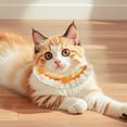 thumbnail image 4 of Collier Chat Tricoté Minimaliste Moderne Ajustable Doux Confortable pour Petits Compagnons Félins, 4 of 5