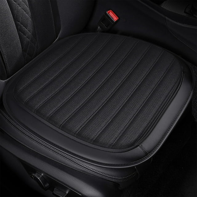Cojín transpirable de malla para asiento de coche con funda de lino para comodidad y soporte durante todo el año