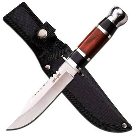 Fixed Blade Camping Knife - Survivor Fixed-Blade Knife with 6