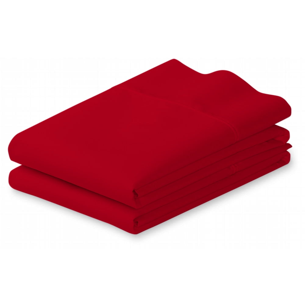 100 Cotton 400 Thread Count 2 PC Pillow Cases (King, Burgundy)