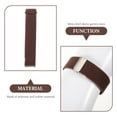 thumbnail image 4 of SOPOTUTU 1 Pair Stretchy Sleeve Garters in Coffee Color, Polyester, Resistant to Deformation for Formal and Casual Events, 4 of 6