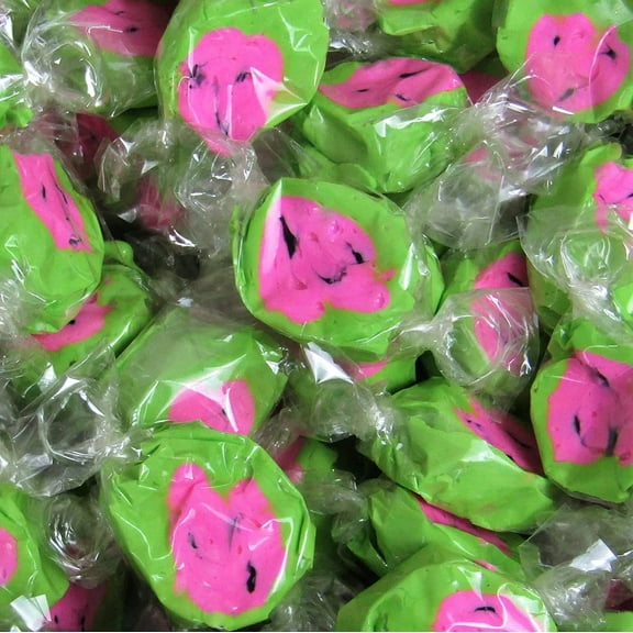 Gourmet Watermelon Taffy Chews by Its Delish, 1 lb Bulk Bag  Chewy Fluffy Individually Wrapped Sweet & Juicy Soft Candy Taffies - USA Made