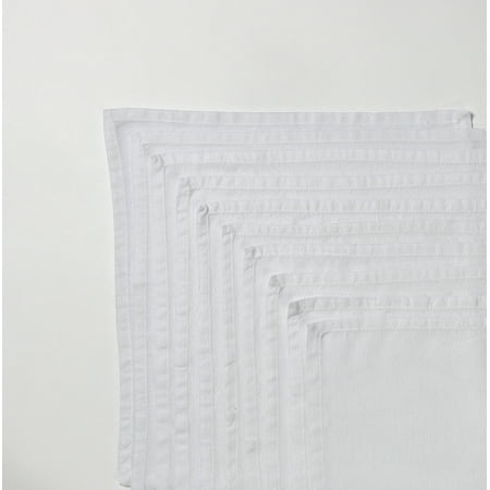 Signature Napkins Style Cotton Poly Cloth Napkin White (Set of 10)