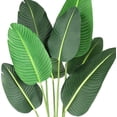 thumbnail image 2 of Bird of paradise plant green, tropical artificial plant for indoor home living room and office decoration, 2 of 4