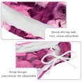 thumbnail image 3 of Pink Monkey Gorilla Detachable Sponge Adjustable Strap Bikini Set Two-Pack Swimsuits Swimming Suits Applicable Scenes, 3 of 6