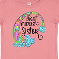 thumbnail image 4 of Inktastic Best Middle Sister Colorful Rainbow Swirls Girls Baby T-Shirt, 4 of 5