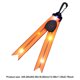 thumbnail image 3 of Llavero Colgante LED Recargable USB para Caminar Correr Ciclismo Naranja, 3 of 4