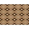 thumbnail image 1 of Ahgly Company Machine Washable Indoor Rectangle Transitional Red Brown Area Rugs, 5' x 8', 1 of 7