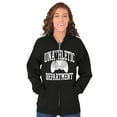 thumbnail image 4 of Unathletic Department Video Game Nerd Unisex Fleece Graphic Zip Up Hoodie Brisco Brands 2X, 4 of 5