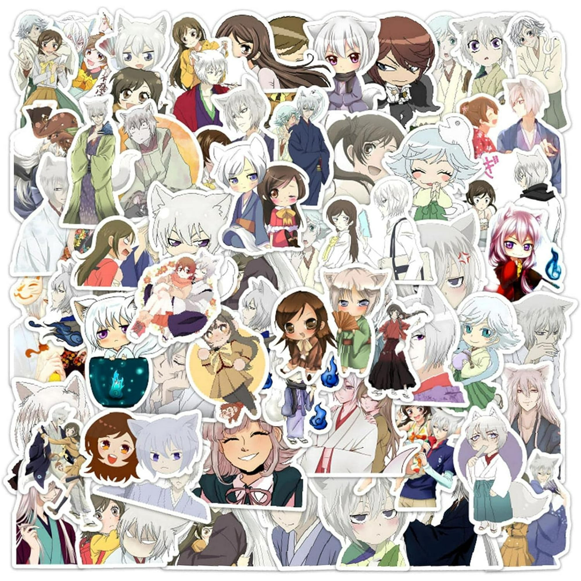 50pcs Kamisama Love Stickers Kamisama Kiss Anime Stickers for Teens Laptops Cute Cartoon Aesthetic Vinyl Waterproof Stickers Walmart