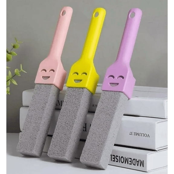 Jierger 3Pcs Toilet Pumice Stone Cleaning Stick Bowl Cleaner Dirt for Cleaning, Powerfully Cleans Toilets, Bathtubs, Grills, Swimming Pools, Sinks