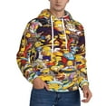 thumbnail image 2 of Simpsons Trendy Cartoon Men'S Fleece Hooded Hoodie, hoodies for women men with pockets,Fall Fashion 2025 Pullover Sweaters Winter Clothes, 2 of 9