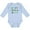 AE-Light Blue, variant on Inktastic Happy Birthday Mom Boys or Girls Long Sleeve Baby Bodysuit