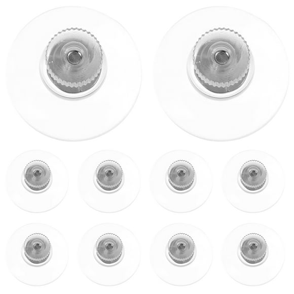 MasteelfCA 10 Pcs Ventouses Transparentes en PVC pour Porte-Fenêtre