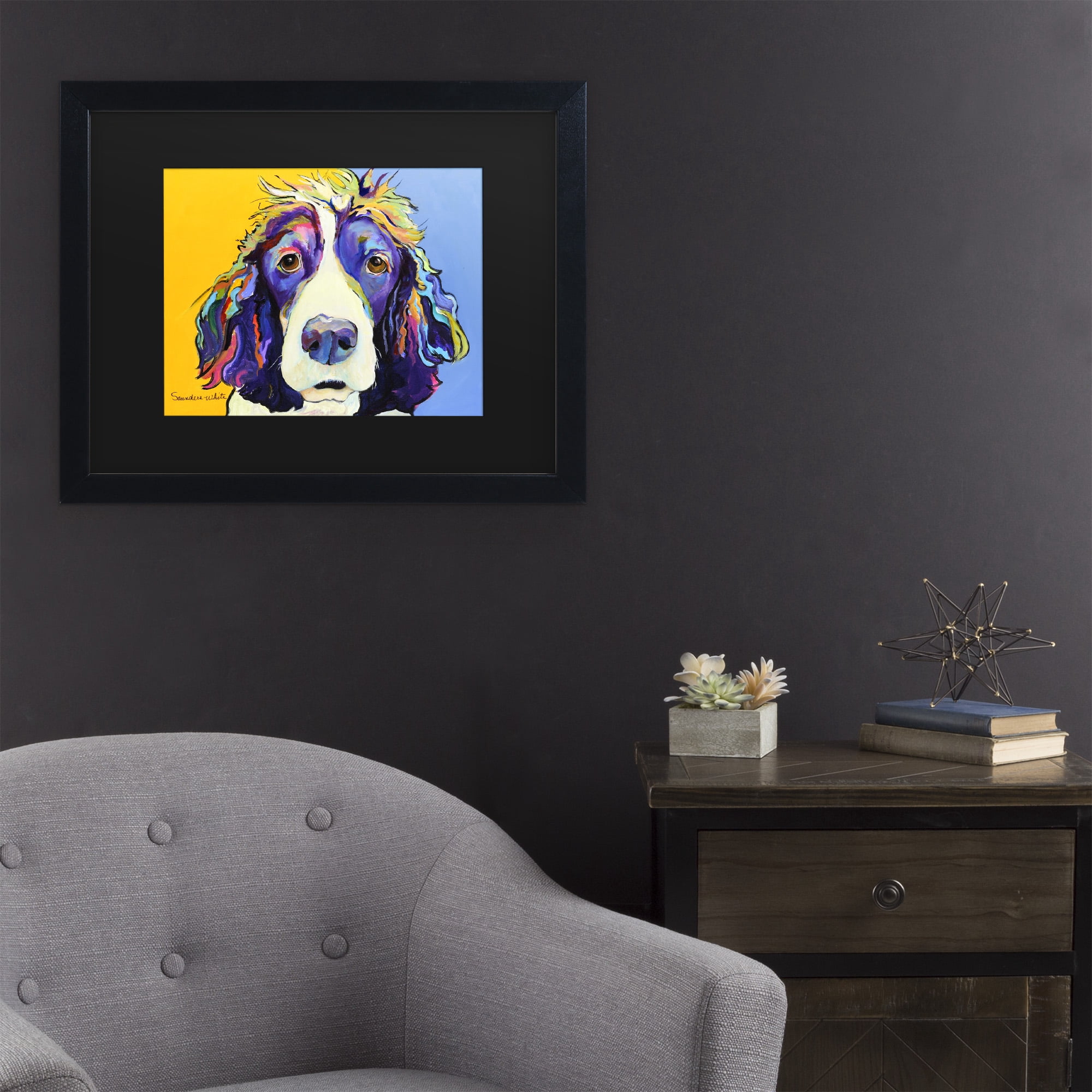 Trademark Fine Art 'Sadie' Canvas Art by Pat Saunders-White