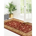 thumbnail image 3 of Rugs.com Aditi Collection Rug – 3' x 5' 3 Red Low Rug Perfect For Living Rooms, Large Dining Rooms, Open Floorplans, 3 of 9