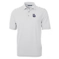 thumbnail image 2 of Men's Cutter & Buck Gray New Hampshire Fisher Cats DryTec Virtue Eco Pique Stripe Recycled Polo, 2 of 3