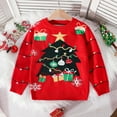 thumbnail image 2 of RIJOPUTY Vintage Santa Shirt Toddler Sweatshirt Boy Junior Tops Girls Tops Size 14-16 Boys Size 8 Clothes Boys Clothes 2t Toddler Clothes for Girls 4t 8 Year Old Girl Clothes Baby Clothes, 2 of 4