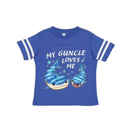 

Inktastic My Guncle Loves Me- Whale Shark Gift Toddler Boy or Toddler Girl T-Shirt
