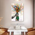 thumbnail image 3 of Elephant Stock Bottle Of Nostalgia Wall Art - Vertical Canvas Wall Art - Living Room Wall Decor - Food And Drink Canvas - Gray And Green Decor By Ashvin Harrison - 32" x 48", 3 of 8