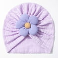 thumbnail image 4 of Baby Girls Turban Hats With Bow Caps Bonnets Headwraps For Toddlers Children Waterproof Quick-Drying UPF 50+ Sun Hat,Toddler Boys Girls Summer Beach Hats, 4 of 4