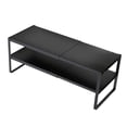 thumbnail image 2 of Soporte Para Monitor De Computadora Soporte Para Monitor Resistente Para Apartamentos Computadora Portátil De Escritorio 2 Niveles Negro, 2 of 8