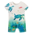 thumbnail image 4 of Mono de verano de manga corta CUTICAT Body infantil para niños y niñas 1 a 3 meses, 4 of 8