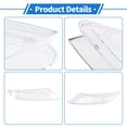 thumbnail image 4 of Unique Bargains Headlight Lens Cover Headlight Headlamp Lense Clear Lens Cover for Kia Optima 2011-2013 Clear PC 1 Pcs Front Right Car, 4 of 6