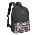 thumbnail image 4 of Mochila para laptop 15.6' CoolCapital + audífonos alámbricos on ear Black Stickers, 4 of 4