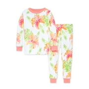 Burt's Bees Baby Organic Cotton Baby, Toddler & Girl Pajama Tee and Pant Set, Sizes 12 Months-7 Years