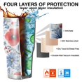 thumbnail image 7 of 30oz Pioneer Flower Tumblers Stainless Steel Tumbler with Lid and Straw,Vacuum Insulated Double Wall Travel Tumbler Cups Mug with Cleaning Brush for Coffee,Tea, 7 of 7