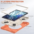 thumbnail image 1 of Funda colorida para Samsung Tab A7 de 10,4 pulgadas T500 con soporte de anillo ajustable grande y protección contra golpes., 1 of 5