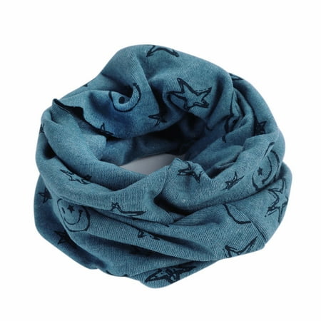 

koaiezne Winter Boy Children Girl Neckerchief Scarf Warm Cotton Star Cute Shawl Scarf Baby Care Big Sister Gift New Baby Cap Hats for Boys