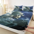 thumbnail image 3 of Castle Fairy Child Boys Girls Gothic Magic Dragon Twin Sheet Sets,Abstract Animal Bedding, 3 of 7