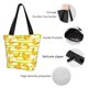 thumbnail image 4 of Disketp Bananas On A Striped Bolsa de Hombro Casual para Mujer, Bolso Cruzado para Compras, Viajes y Uso Diario, 4 of 6