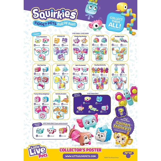 Squirkies 3-Pack - Comical magic kits for novelty shops - Walmart