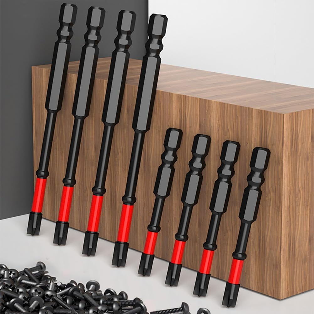 FPH2 Impact Screwdriver Bit Set for Electricians,Fph2 Screwdriver,S2 Steel 65mm & 110mm,1/4 Inch Hex Shank Magnetic Cross Slot Screw Driver Drill Bits Used on Circuit Breakers
