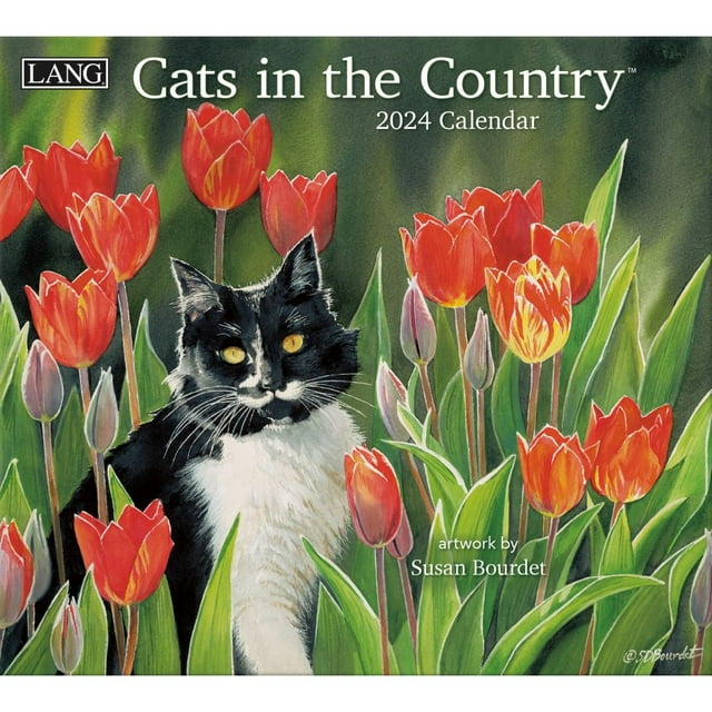 Lang Companies, Cats In The Country 2024 Wall Calendar