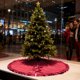 thumbnail image 3 of Red Ruffle Velvet Christmas Tree Skirt 52in, Holiday Tree Skirt for Christmas, Plush Velvet Christmas Decoration, Red Tree Skirt for Festive Home Decor, 3 of 9