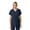 Navy, variant on W123 Maternity V-Neck Scrub Top, Caribbean Blue, XS Womens
