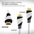 thumbnail image 2 of HDMI 2.0 Cable, High-Speed HDMI Cable, GearIT (10 Feet/3.04 Meters) 4K 60Hz 28AWG 18Gbps Gold Plated, Ethernet / Audio Return, Video 4K 2160p HD 1080p 3D, Xbox PlayStation PS3 PS4 PC Apple TV, Black, 2 of 7