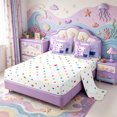 thumbnail image 3 of Manfei Salamander Pattern 7-Piece Twin Bedding,Kawaii Axolotl Bedding Comforter Set,Polkadot Reversible, 3 of 7