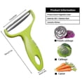 thumbnail image 2 of Vegetable Cutter Cabbage Slicer Vegetables Graters Cabbage (Green,2Pcs), 2 of 5