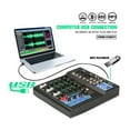 thumbnail image 3 of 4-7 Channel 24 DSP USB Mixer Interface Portable Mixing Soundcard Console Sound Card For DJ PC Recording, 3 of 5