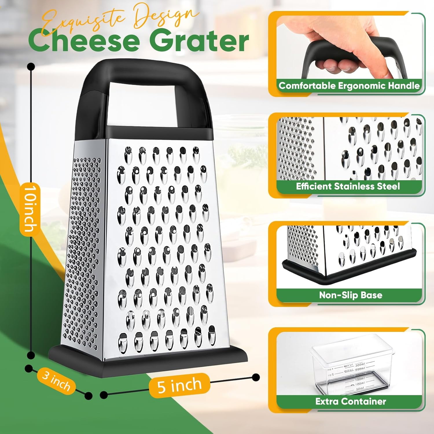 Cheese Grater with Container