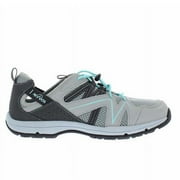 Nevados Womens Grey/Teal Lightweight Vent Bungee Closure Shoes