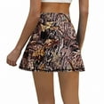 thumbnail image 2 of DEXIO Women's Camo Print Tennis Skort with Built-in Shorts & Hidden Pocket, High Waisted Quick Dry Athletic Skirt for Golf Pickleball,Hiking, 2 of 12