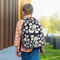 thumbnail image 6 of Salouo Daisy Floral Print Laptop Backpack 16.5'' Daypack Carry On Backpack for Men Women Outdoor Bag Laptop Sleeve and Dual for Weekender/Business/Hiking-One Size, 6 of 6
