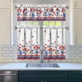 thumbnail image 3 of Xidingyue 4th of July Patriot Kitchen Curtains and Valances Sets, 36 x 27.5 in, 3 of 6