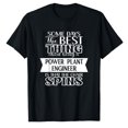 thumbnail image 1 of AALJY Funny Some Days Power Plant Engineer T-Shirt, 1 of 5